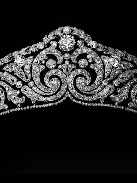 Diamond tiara from Cartier Exhibition at National Gallery of Victoria, Melbourne.