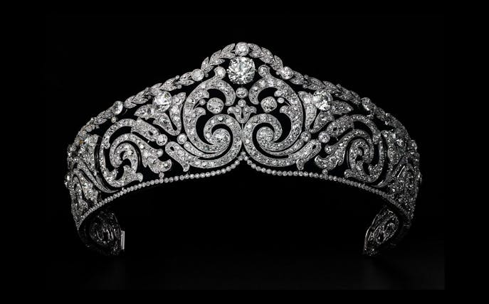Diamond tiara from Cartier Exhibition at National Gallery of Victoria, Melbourne.