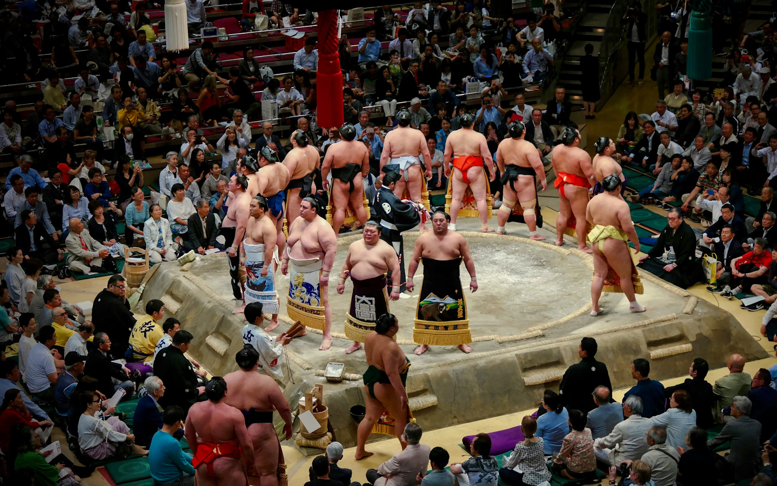 Fukuoka Grand Sumo Tournament Chair Seat Tickets with Local Guide Pre-Entry Orientation (Product 56081)