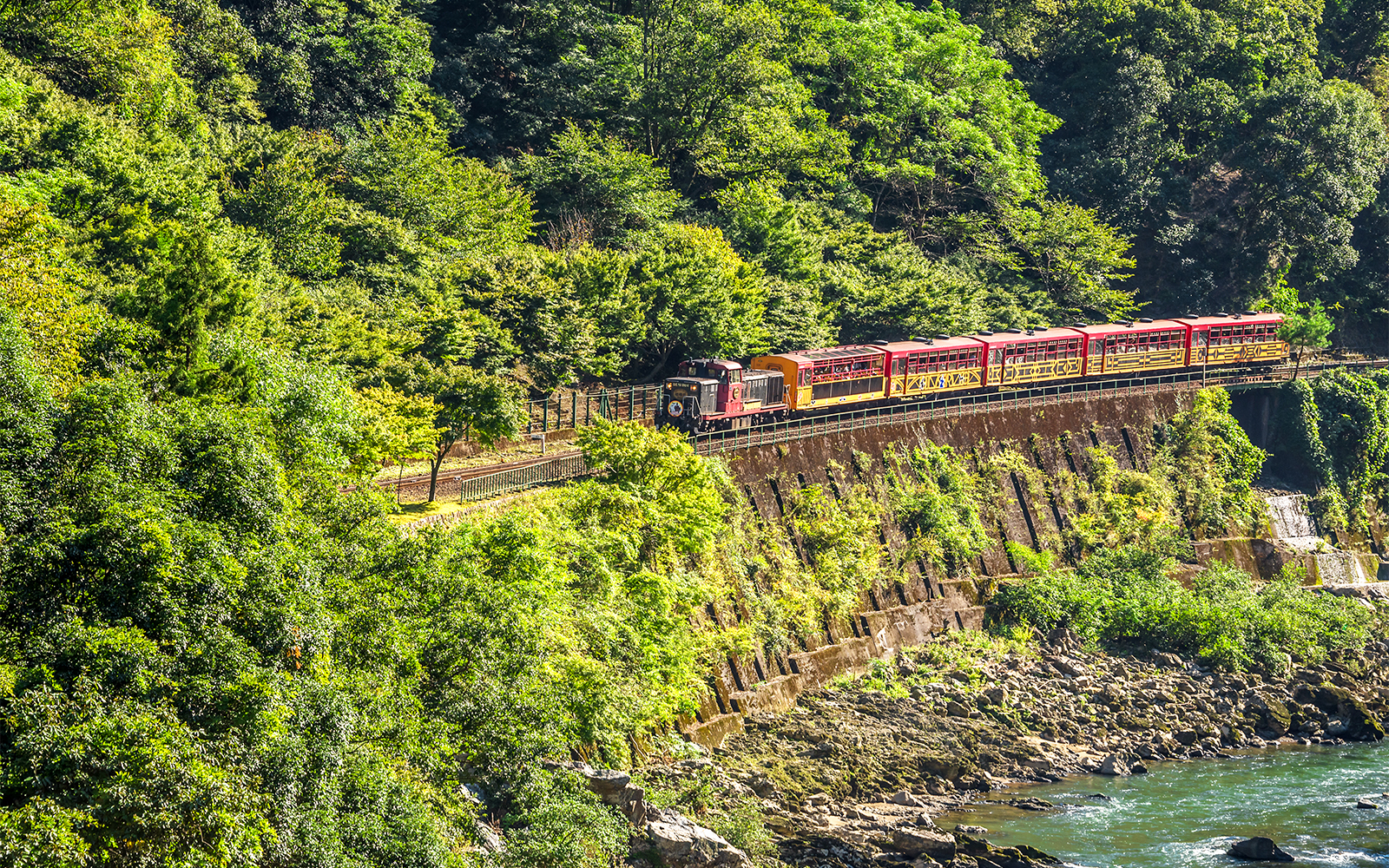 Sagano Romantic Train about