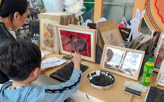 ho chi minh şehri geleneksel vietnam tahta baskı atölyesi-4