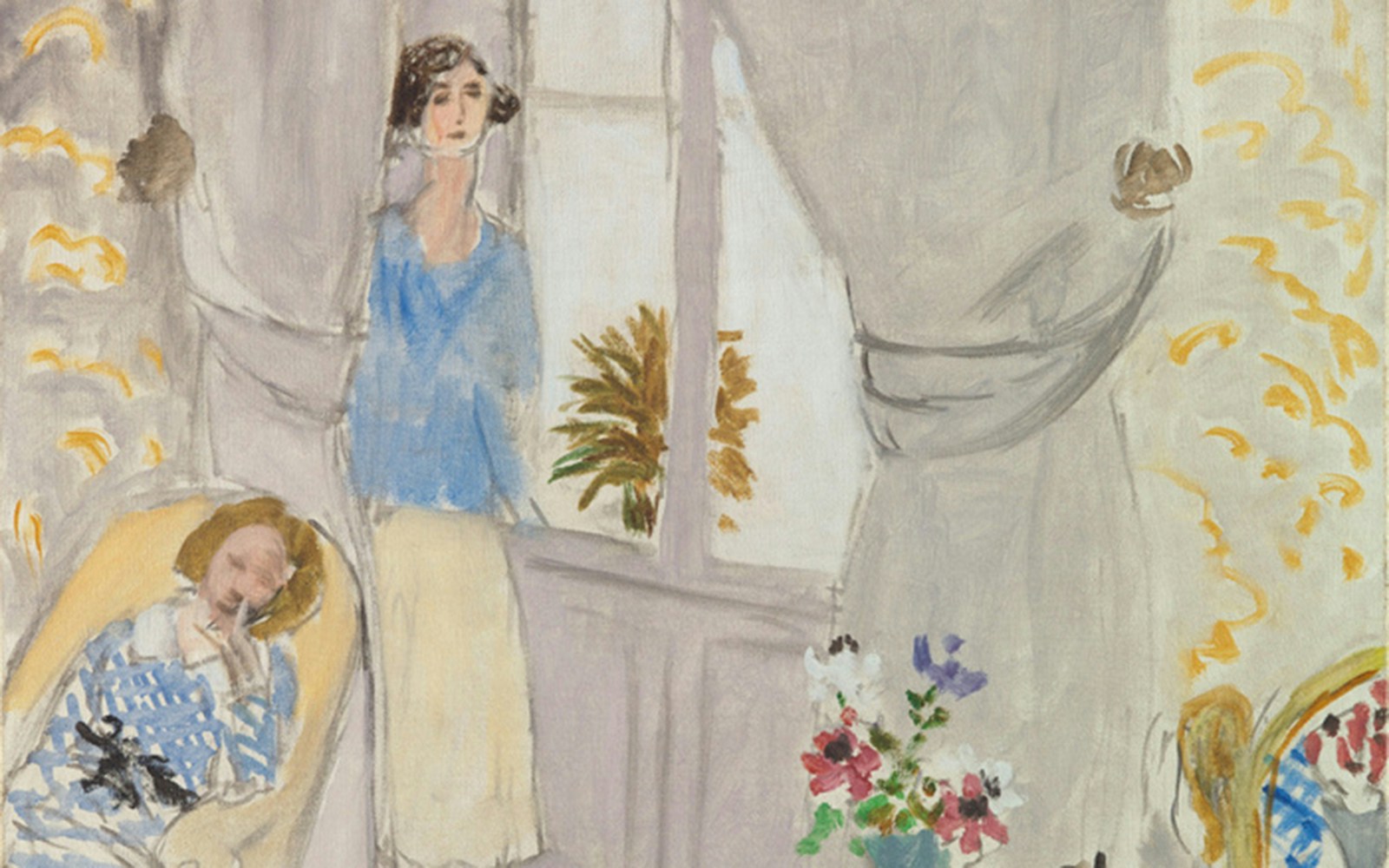 Henri Matisse's "Boudoir" in Orangerie Museum, Paris, France