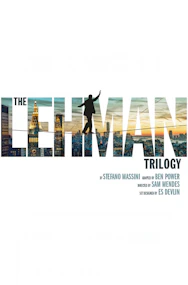 The Lehman Trilogy stage performance with actors in period costumes.