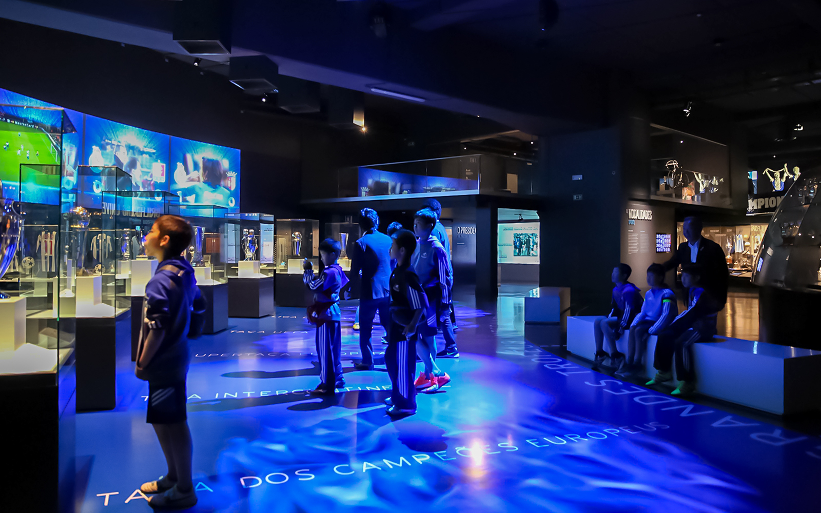 FC Porto Museum with tourists exploring the area.