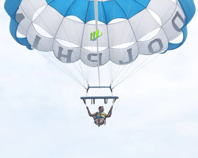 Parasailing Experience over Nusa Dua Sea with Equipment and Hotel Pickup
