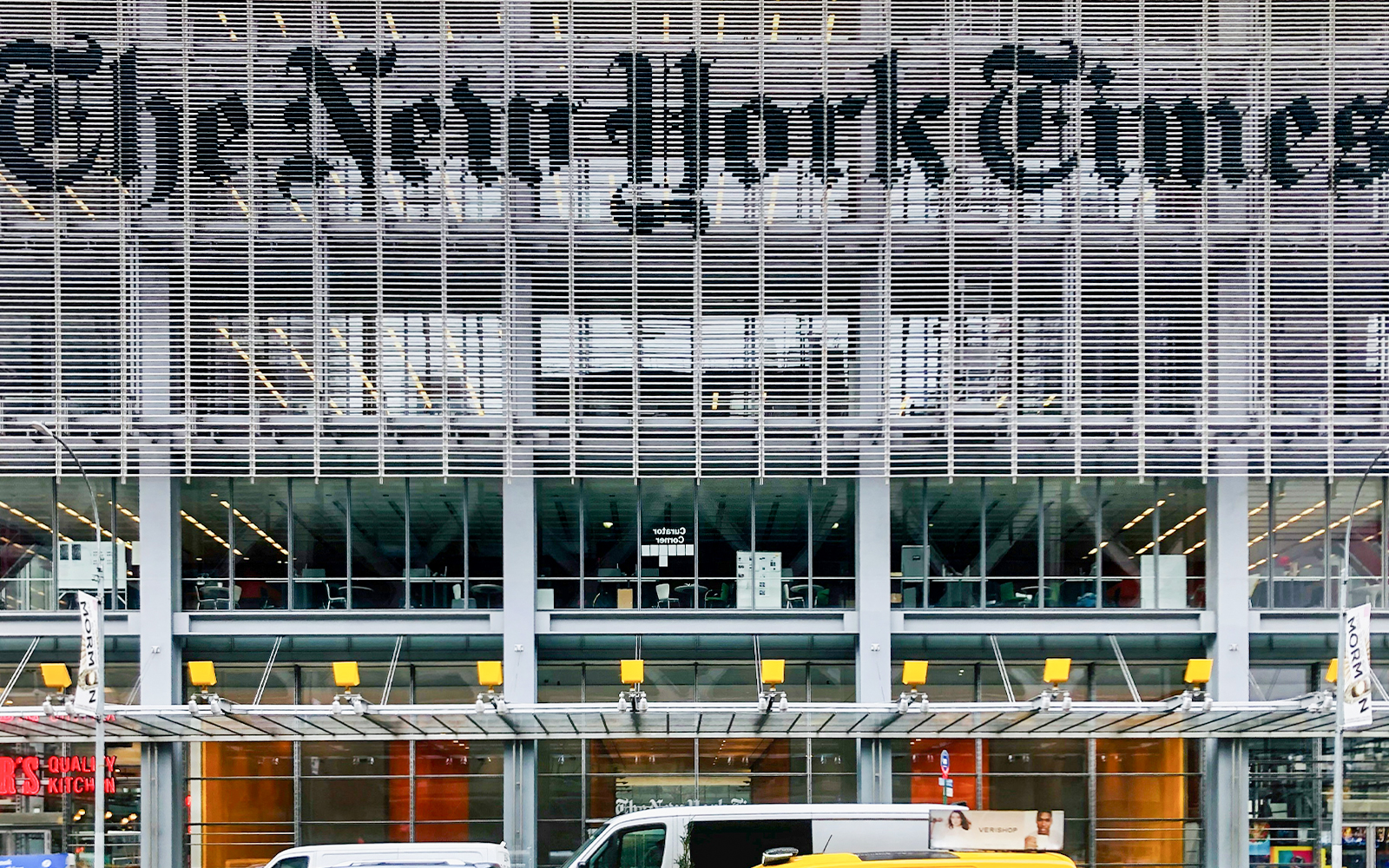 El edificio del New York Times