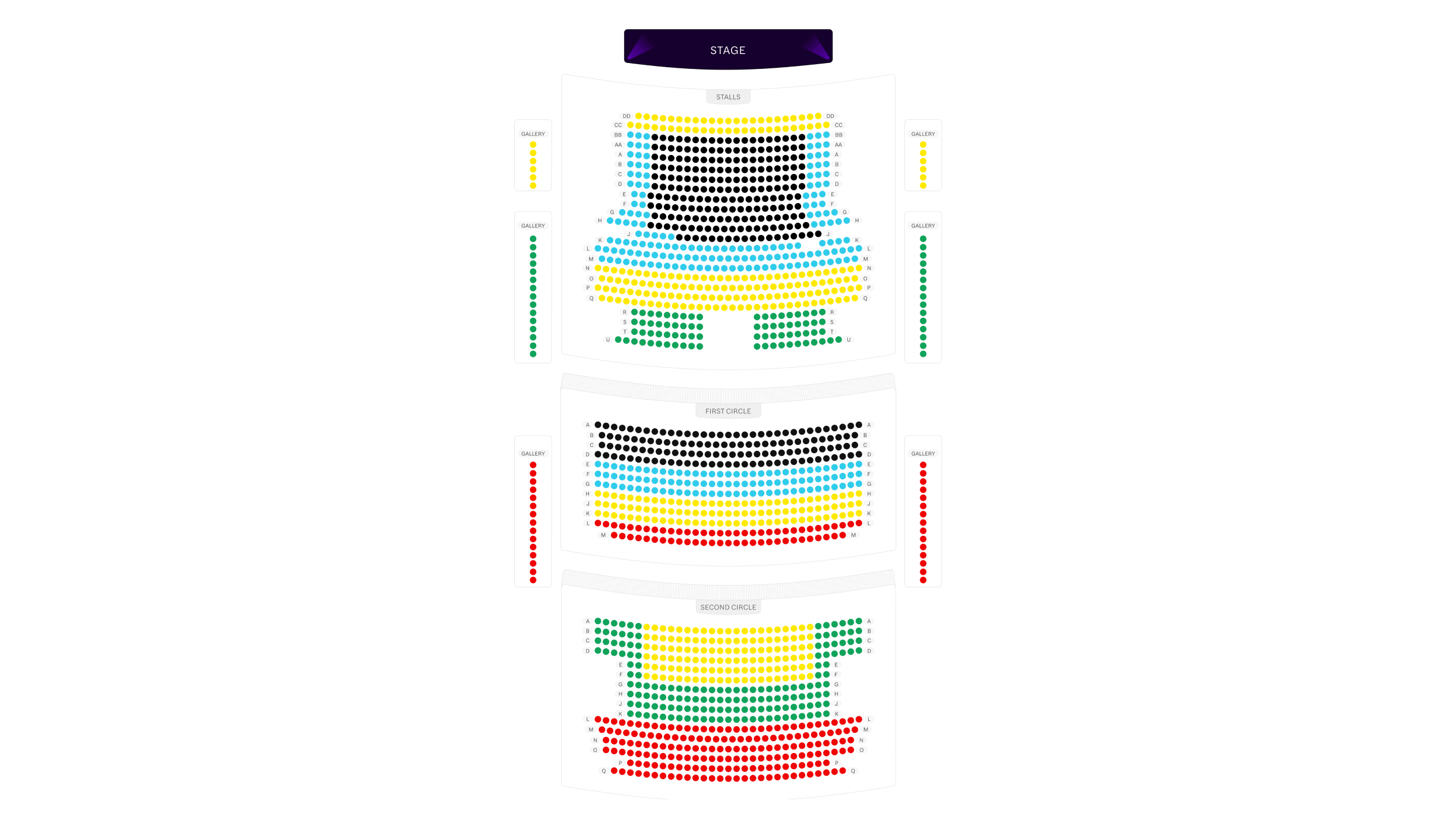 Sadler's Wells seating plan