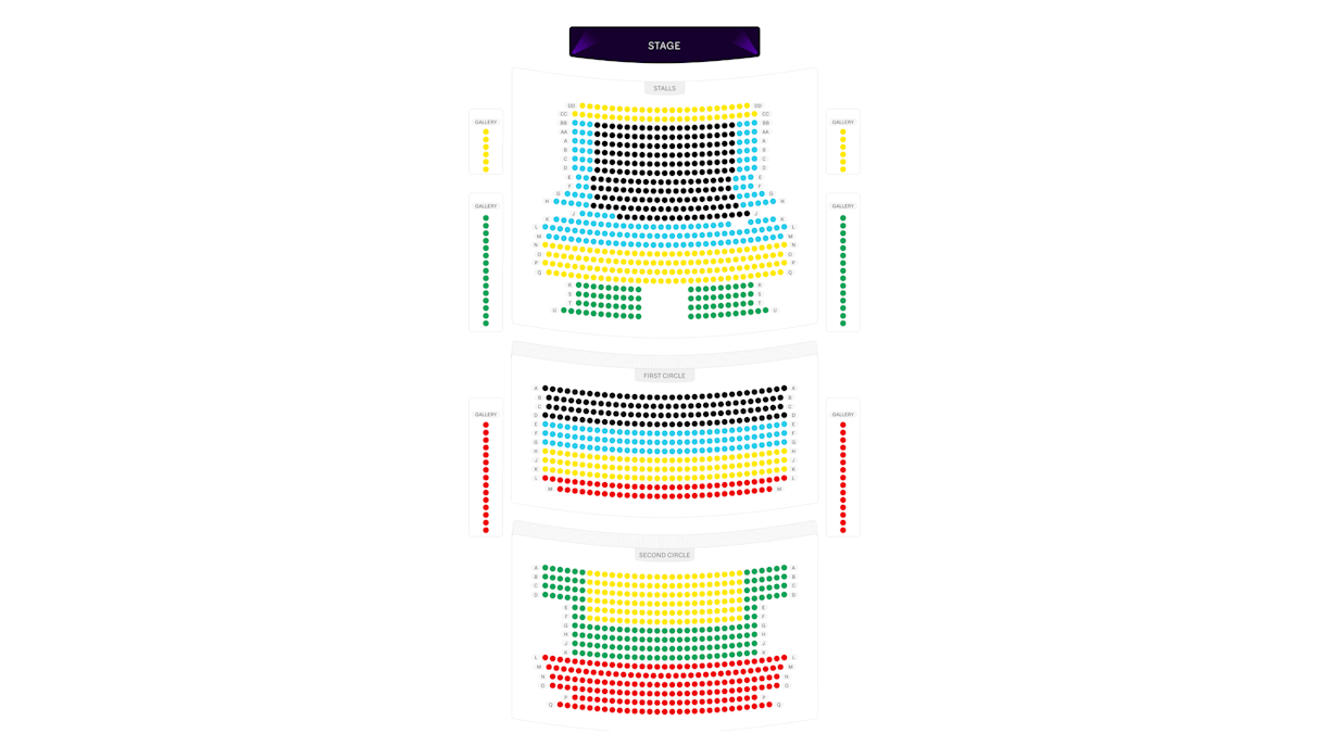Sadler's Wells seating plan