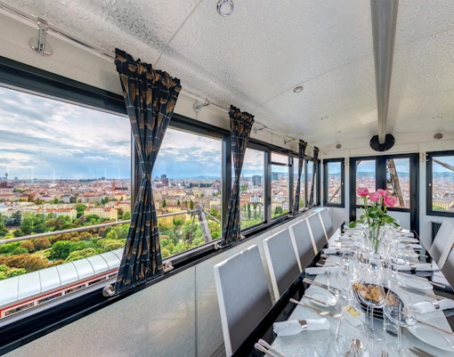 Dining on the Vienna Ferris Wheel