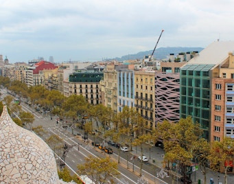Passeig de Gràcia near Casa Batllo