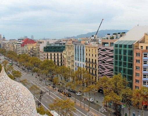 Passeig de Gràcia near Casa Batllo