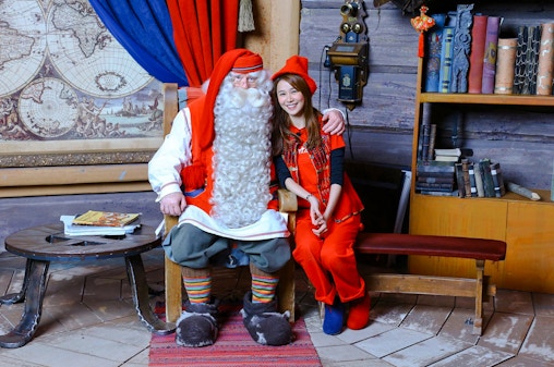 Z Rovaniem: Poznaj Świętego Mikołaja, kulig z reniferami i husky