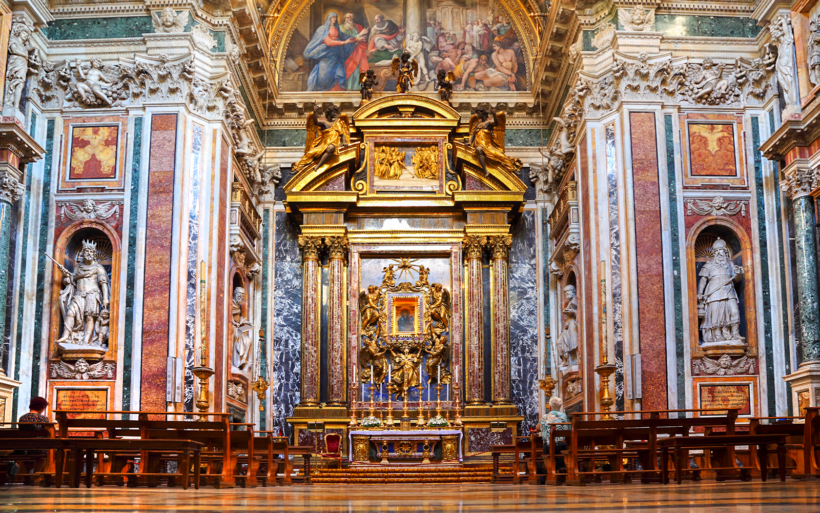 borghese chapel in basilica of st mary major