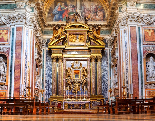 borghese chapel in basilica of st mary major