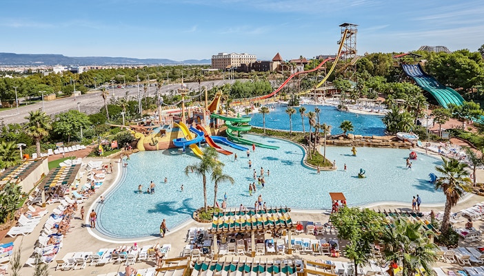 caribe aquatic park bird's eye view