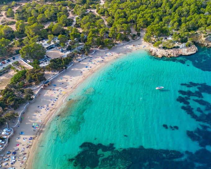 Ibiza Daytime Beach-Hopper Cruise with Water Sports Beach Stops and Unlimited Drinks