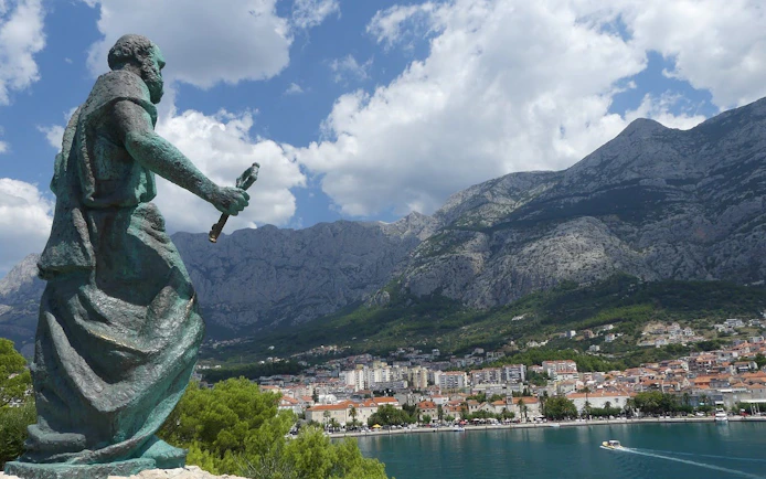 From Split: Skywalk Biokovo Skip-the-Line Tour with Makarska Guided Walk and Transfers