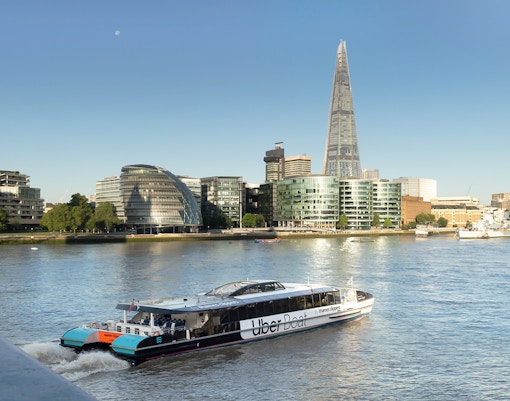 London eye from hop off hop on London tour bus