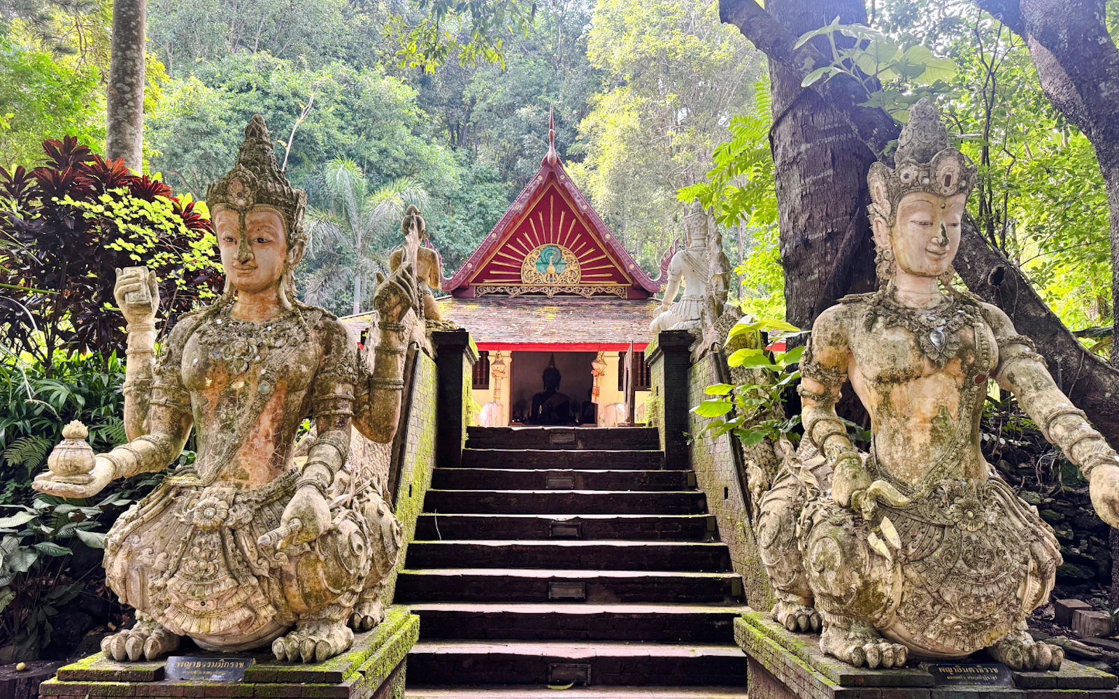 From Chiang Mai: Doi Suthep Temple and Wat Pha Lat Private Van Charter for Up to 8 Passengers Image 3