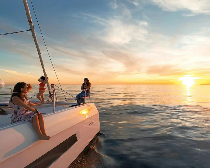 From Vilamoura: Algarve Sunset Catamaran Tour (Headout 49872)