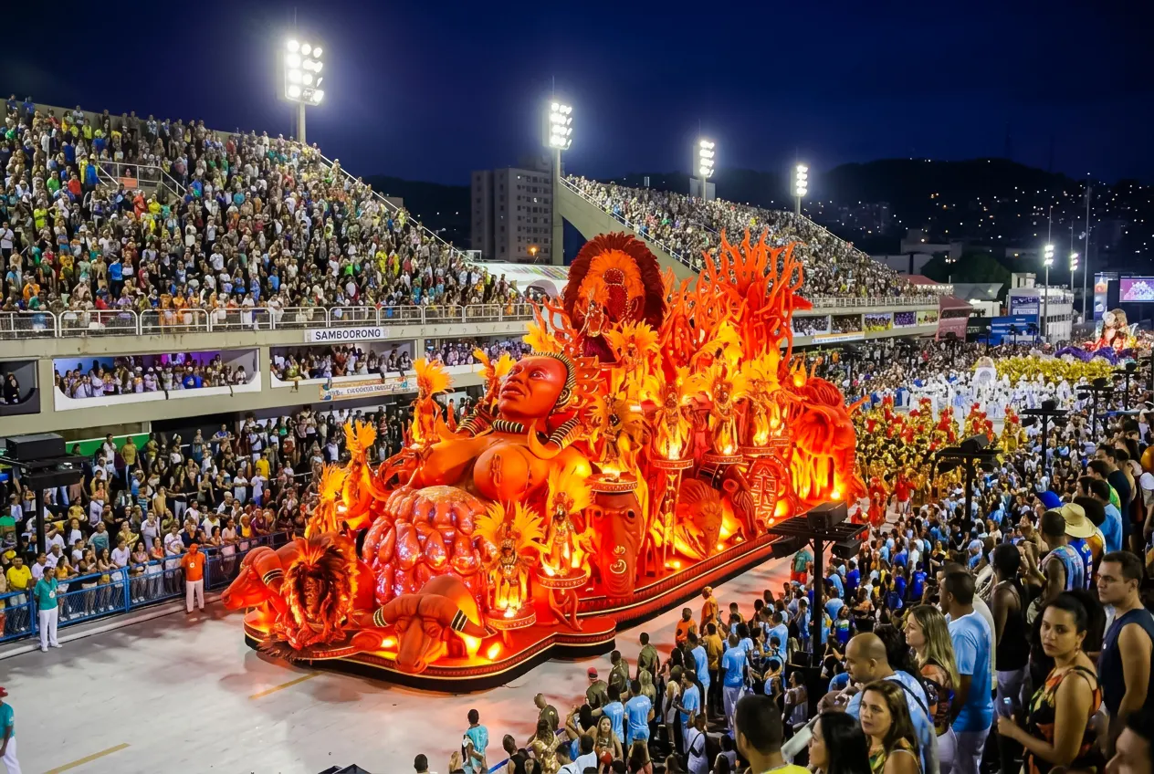 Rio Carnival 2027 Sambadrome VIP Box Tickets with Transfers, Food and Drinks