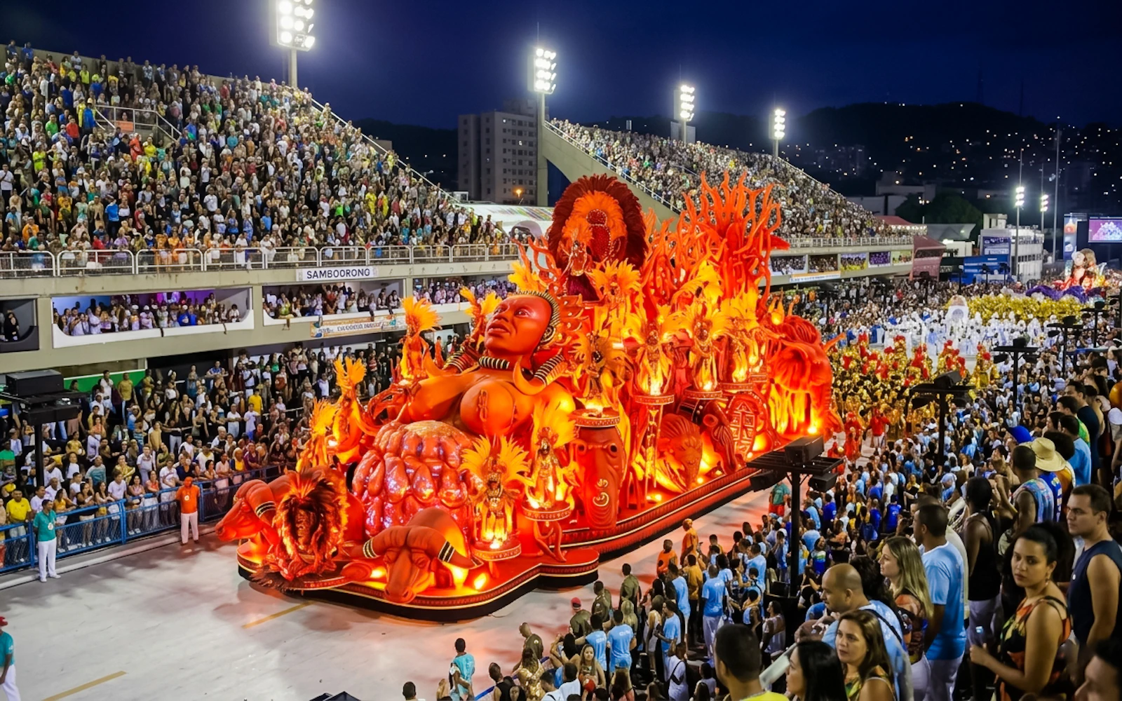 Rio Carnival 2027 Sambadrome VIP Box Tickets with Transfers, Food and Drinks