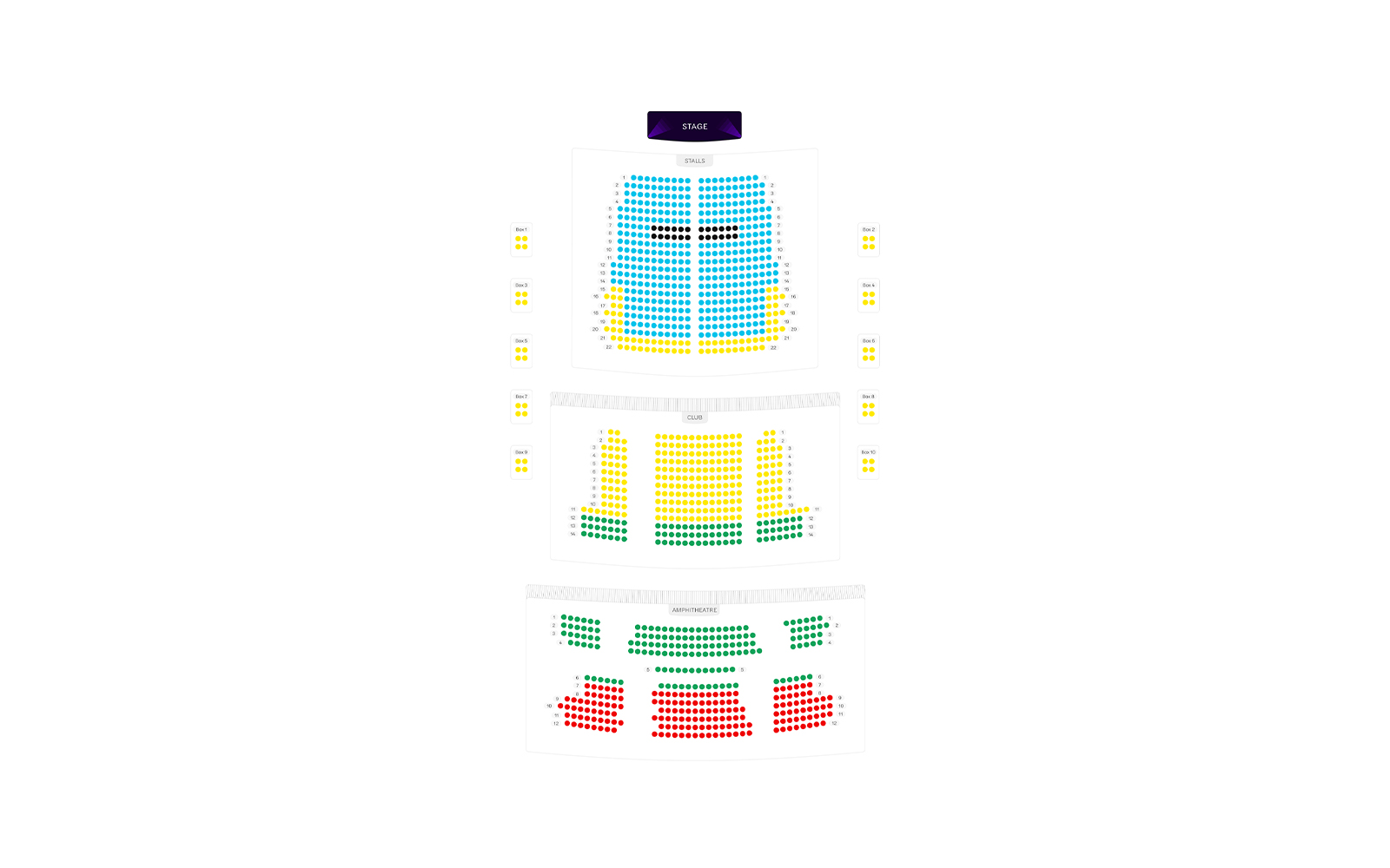 New Apolo Theater Seating Map