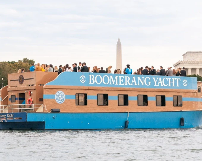 Washington, DC +21Party Yacht Cruise with Premium Open Bar, Music, and City Views