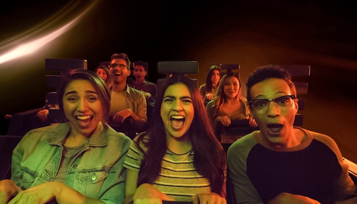 Visitors enjoying thrilling rides at Universal Studios Hollywood with Express Tickets