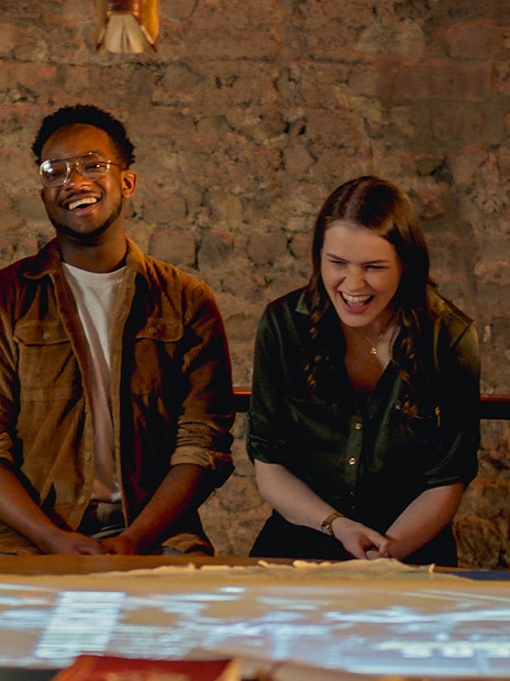 Visitors enjoying a guided tasting at Jameson Whiskey Distillery.