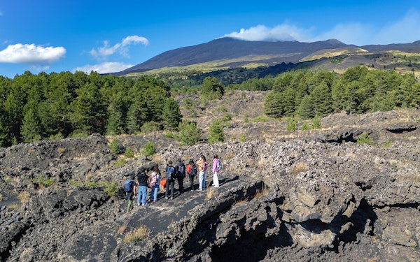 From Catania: Mount Etna Summit Craters Hiking Tour with Round-Trip Transfers