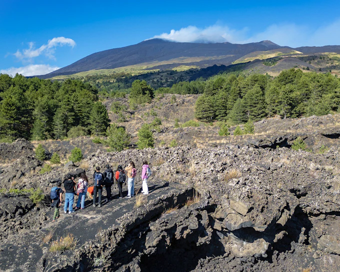 From Catania: Mount Etna Summit Craters Hiking Tour with Round-Trip Transfers