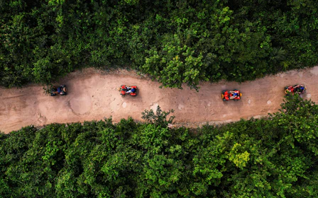 From Cancun: ATV, Ziplines & Cenote Park Extreme Adventure with Transfers