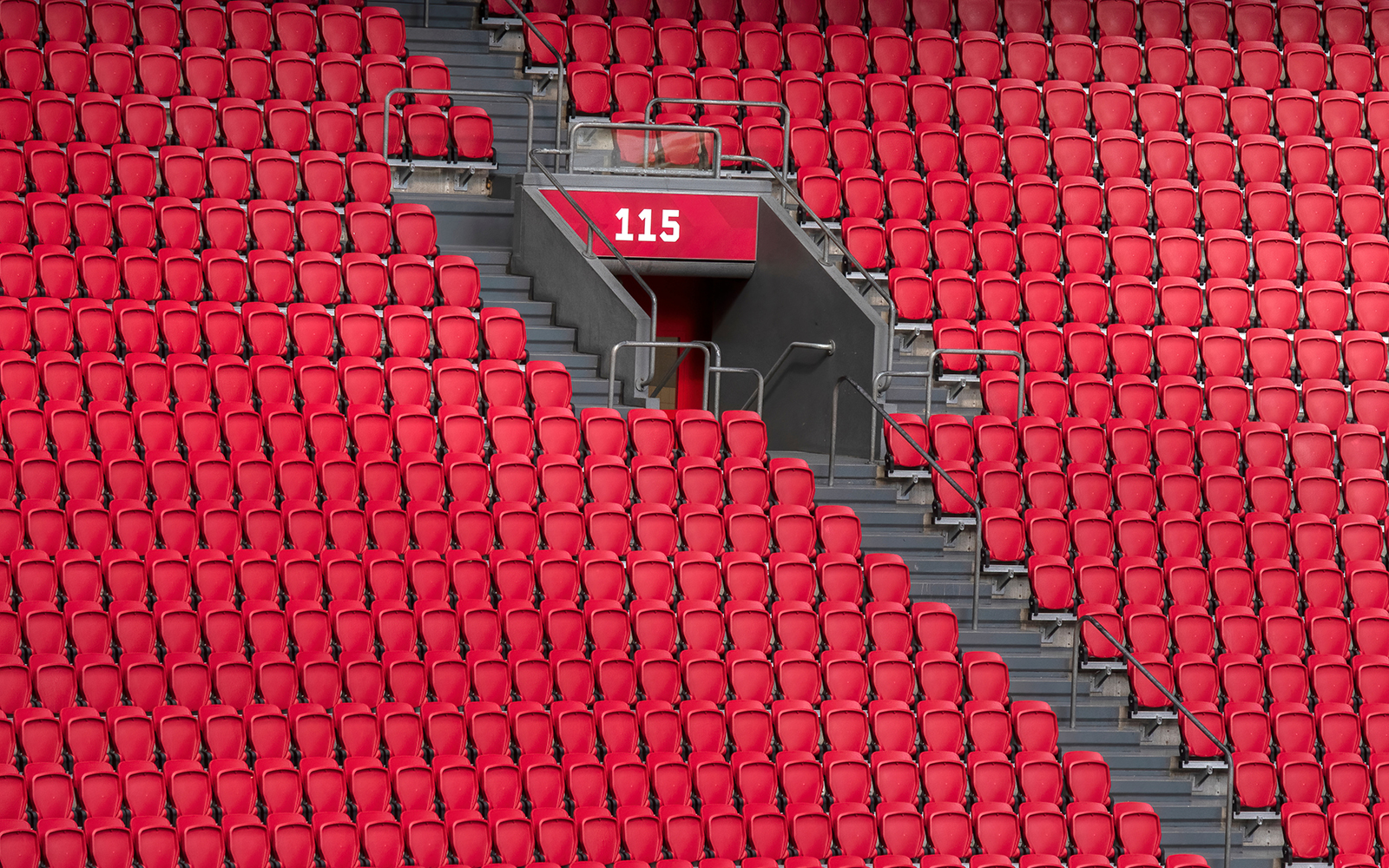 Johan Cruijff Arena exterior in Amsterdam, Netherlands, showcasing stadium architecture.