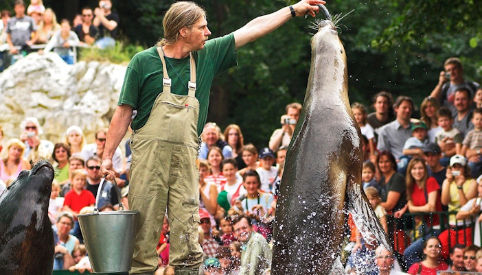Habitat zones and animals in Vienna Zoo