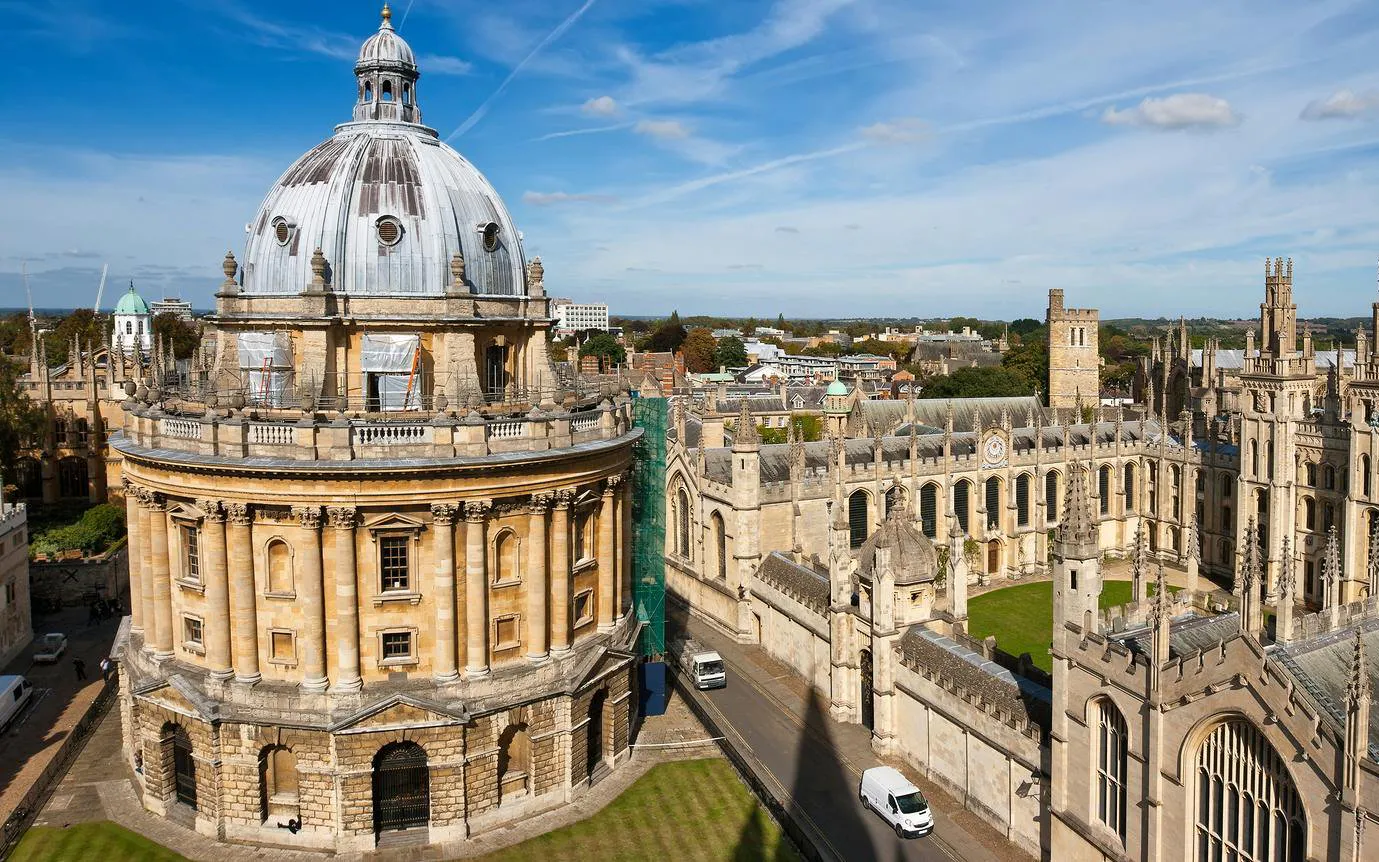 Radcliffe Camera and All Souls College in Oxford, England.