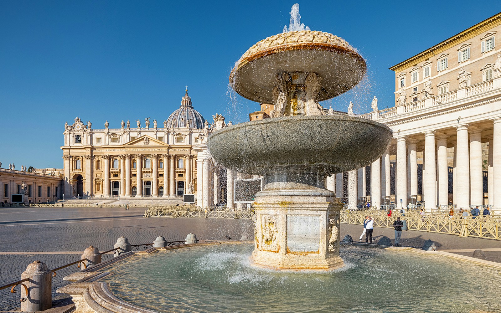 Fountains at St. Peter’s Square