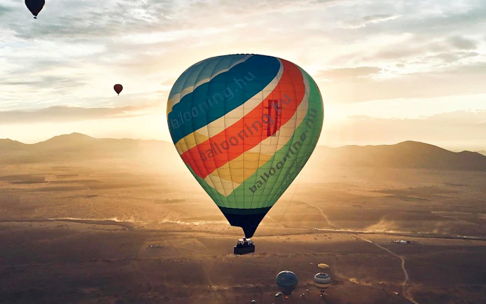 Marrakech Sunrise Hot Air Balloon Flight with Luxury Rooftop Breakfast