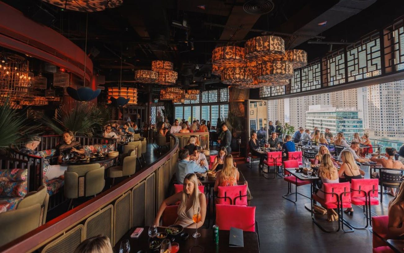 asia asia dubai marina: ужин с паназиатским комплексным меню, создающее впечатление-5