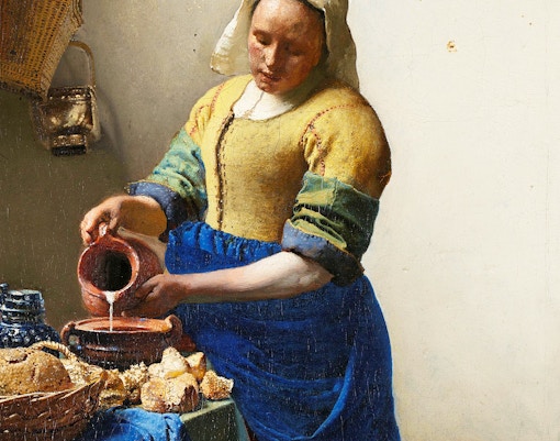 The Milkmaid by Johannes Vermeer