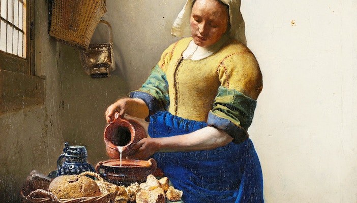The Milkmaid by Vermeer at the Rijksmuseum