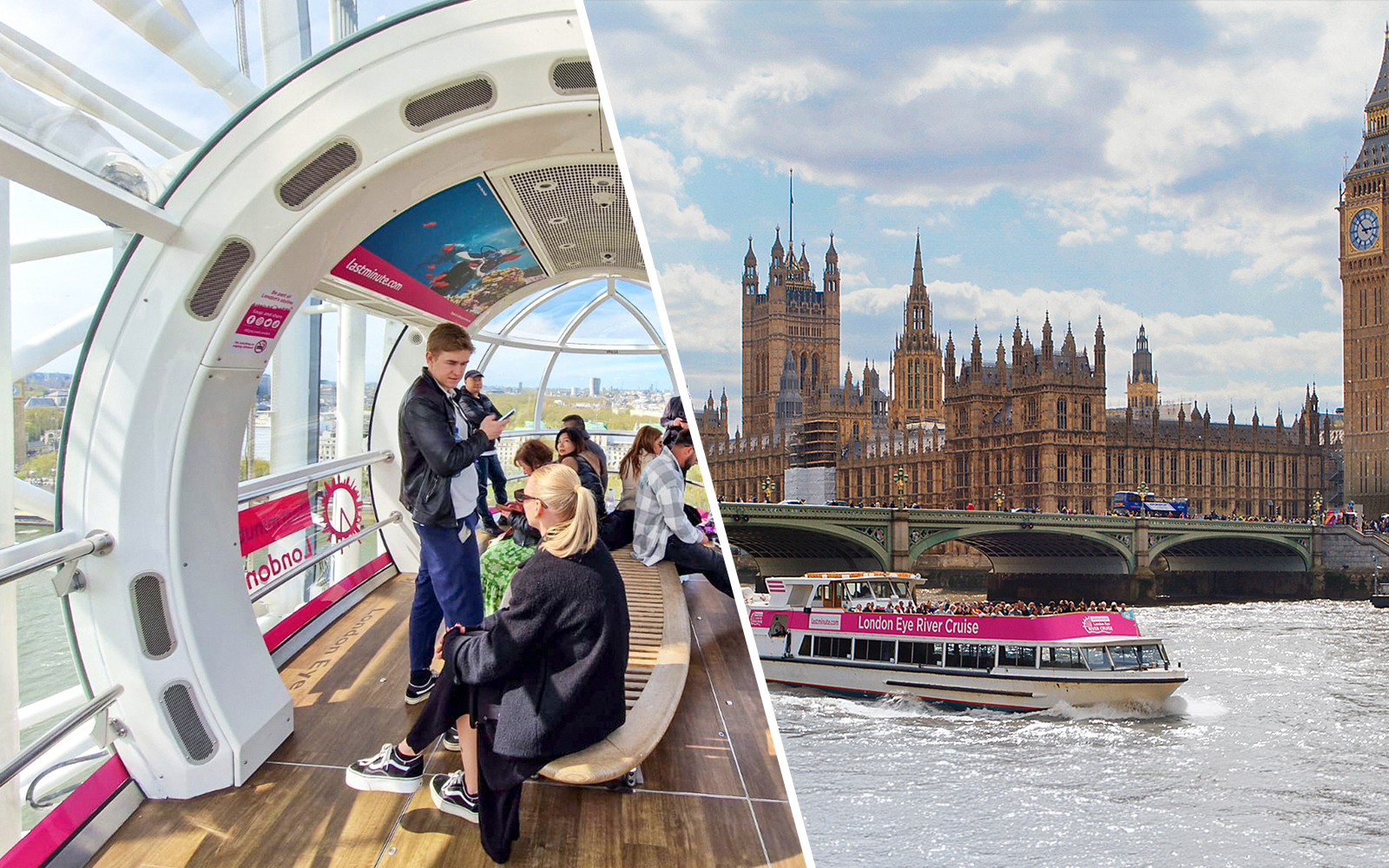 Combo (Save 10%): London Eye Tickets + Thames River Cruise