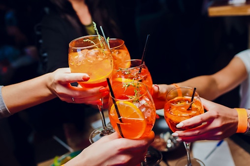 Venezia: Spritz og snacks på Illy Cafe, Royal Hager