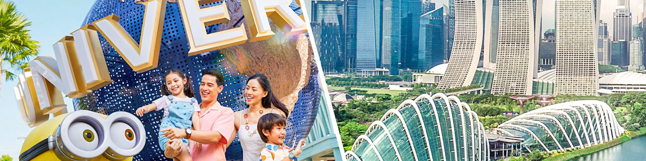 Combo: Piattaforma di osservazione dello SkyPark di Marina Bay Sands + Biglietti per gli Universal Studios Singapore
