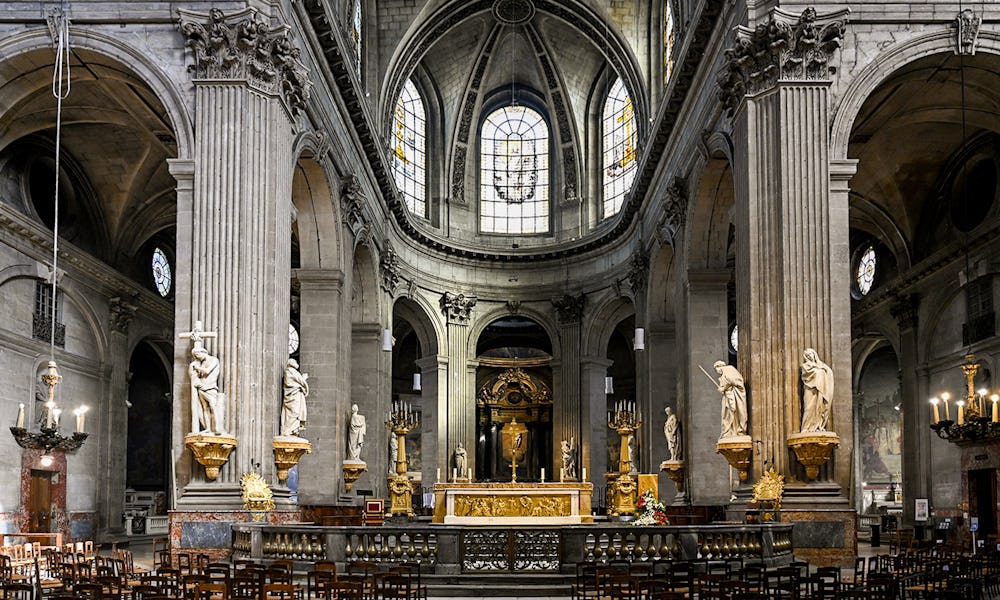 Christmas in Paris - Eglise Saint-Sulpice - Paris - France 