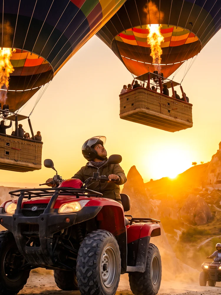 cappadocia sunrise guided atv quad bike tour with round-trip hotel transfers-1