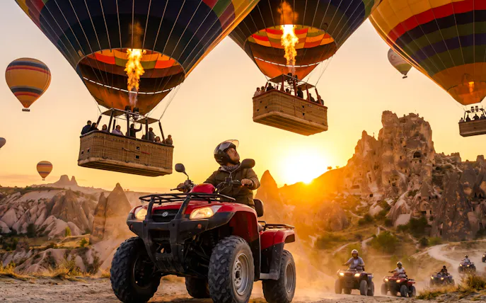 visita guiada en quad para ver el amanecer en capadocia, con traslados de ida y vuelta al hotel-1