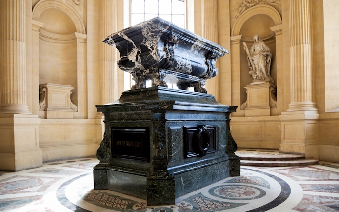 Tomb of Joseph Napoleon Bonaparte at Invalides, Paris Army Museum.