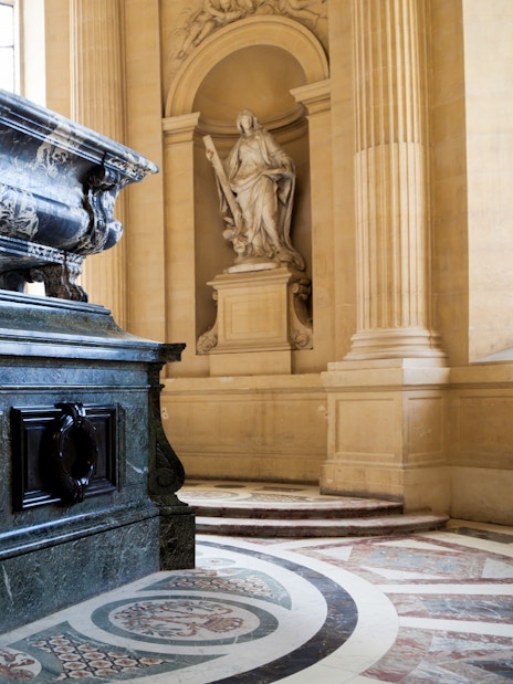 Tomb of Joseph Napoleon Bonaparte at Invalides, Paris Army Museum.