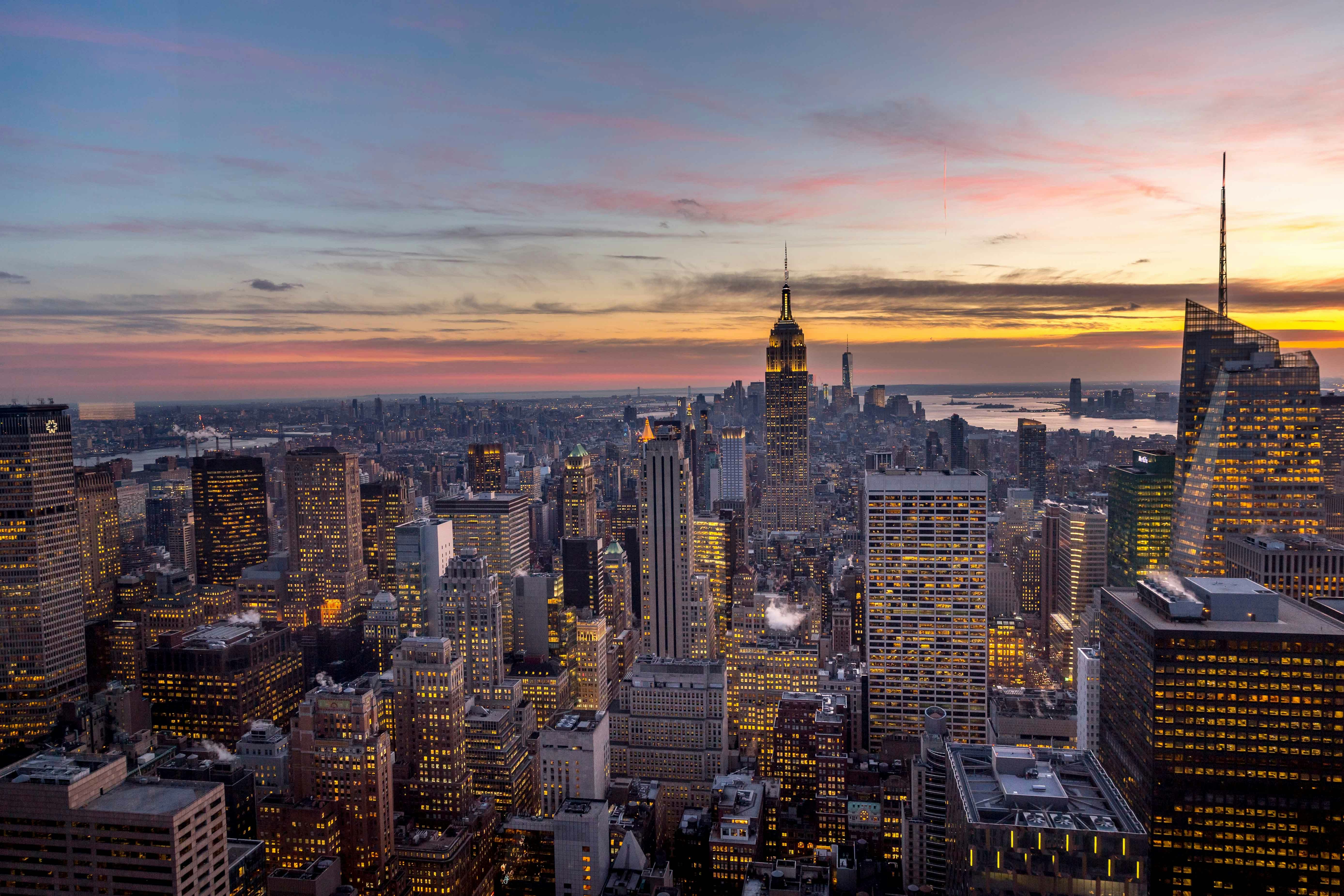 Top of the Rock at sunset